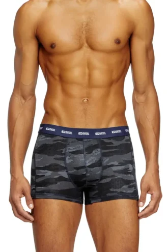 damien-utlt-3pack 3’lü boxer şort seti düz ve kamuflaj desenli