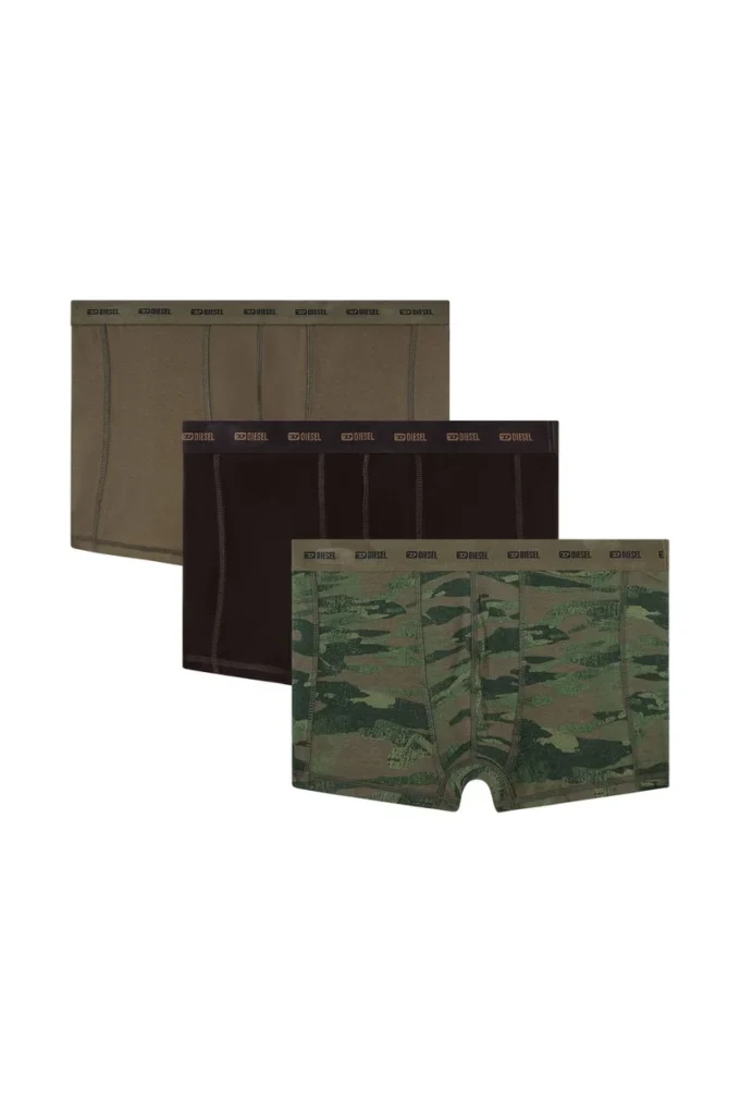 damien-utlt-3pack 3’lü boxer şort seti düz ve kamuflaj desenli