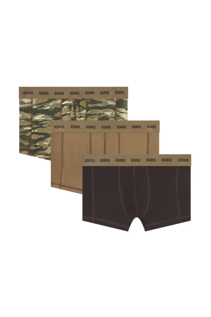 damien-utlt-3pack 3’lü boxer şort seti düz ve kamuflaj desenli