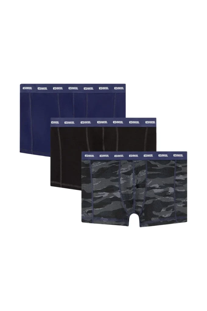 damien-utlt-3pack 3’lü boxer şort seti düz ve kamuflaj desenli