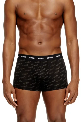 damien-utlt-3pack Stilize logo desenli 3’lü boxer şort seti