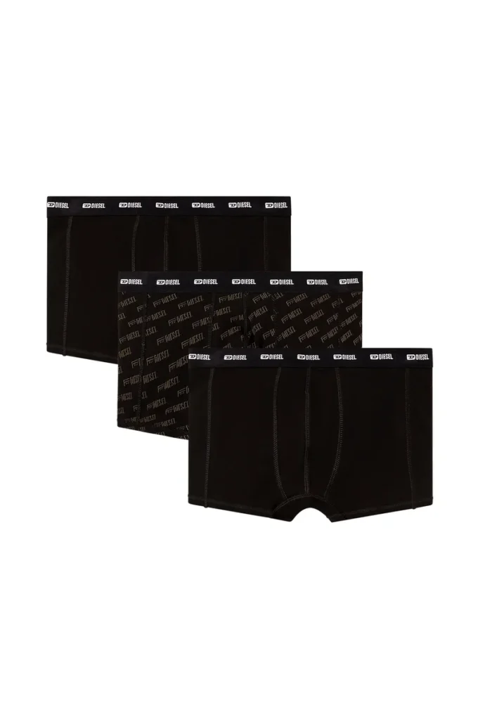 damien-utlt-3pack Stilize logo desenli 3’lü boxer şort seti