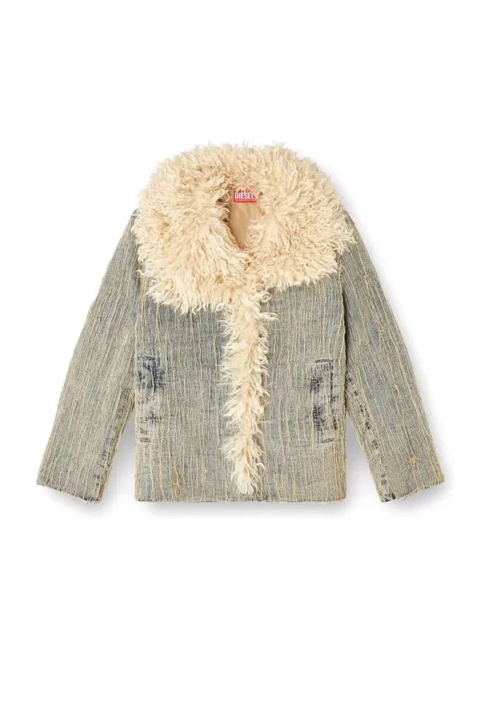 de-aconic-s Floating-thread jakarlı denim ceket de-aconic-s Floating-thread jakarlı denim ceket