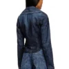 de-ali-s Prince of Wales denimden kısa ceket