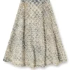 de-annina-fsh Dévoré houndstooth denim uzun etek