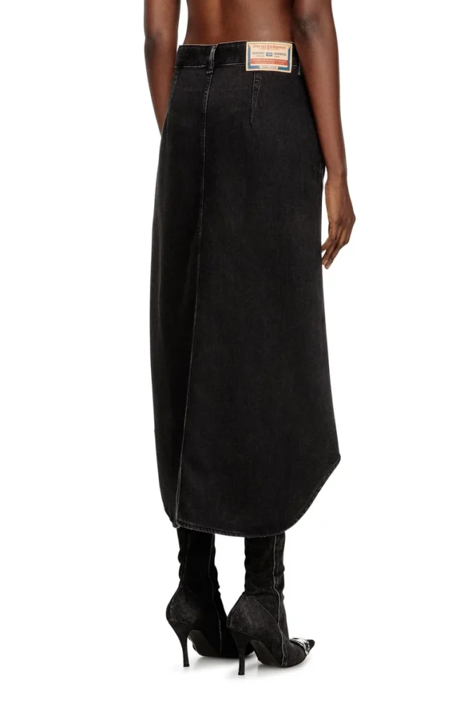 de-ard-long Midi kot etek