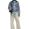 de-ateli-s Grafik bouclé denim kısa ceket