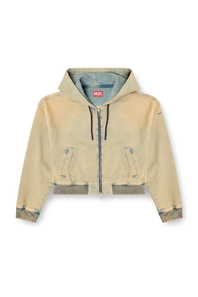 de-giri-crop jogg Renkli JoggJeans fermuarlı kapüşonlu sweatshirt