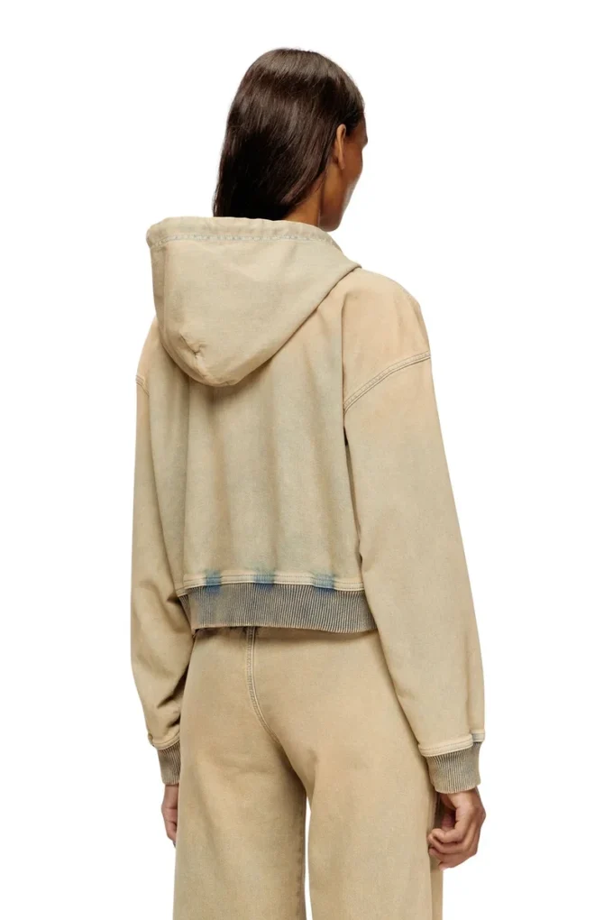 de-giri-crop jogg Renkli JoggJeans fermuarlı kapüşonlu sweatshirt