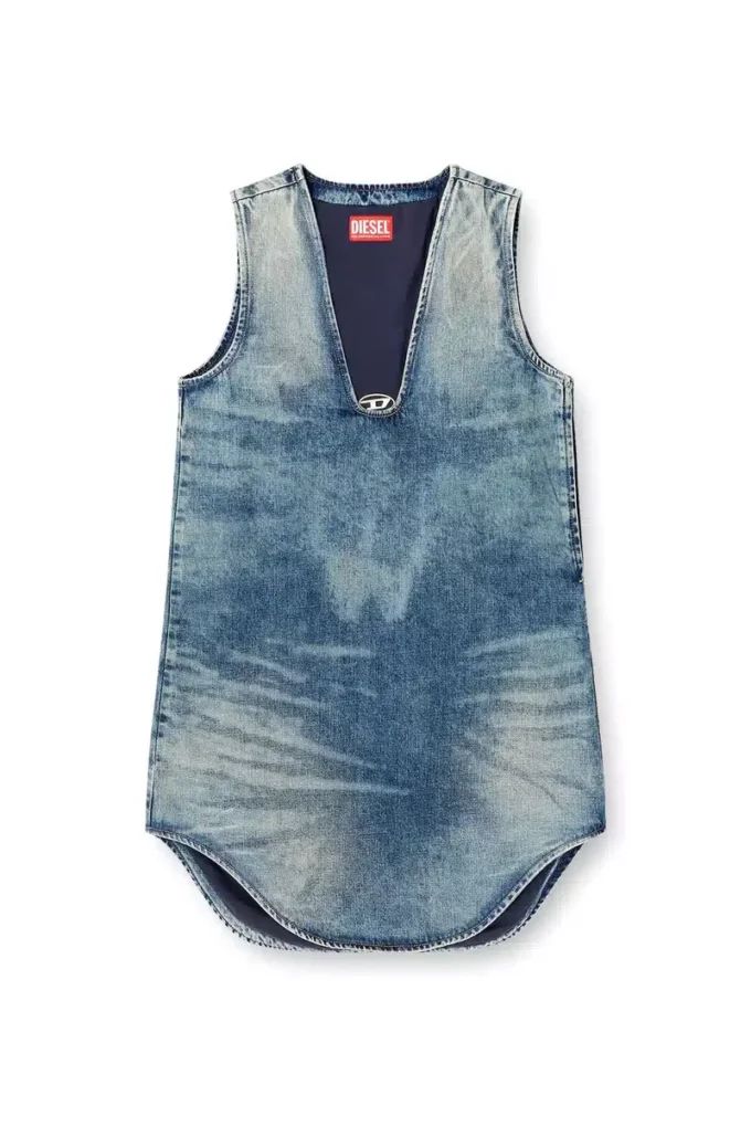 de-laris-dress-s Mermer desenli denim kısa elbise de-laris-dress-s Mermer desenli denim kısa elbise