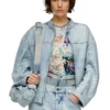 de-marge-fse Kristal denim oversize ceket
