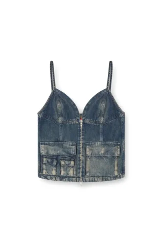 de-mellis-s Degrade akıcı denim üst