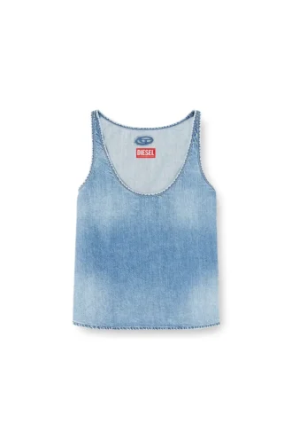 de-misy-s Hafif taşlanmış denim üst