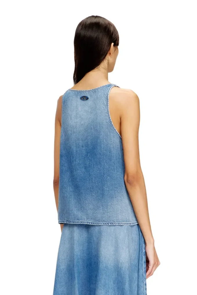 de-misy-s Hafif taşlanmış denim üst