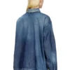 de-priss Kontrast efektli denim Henley üst