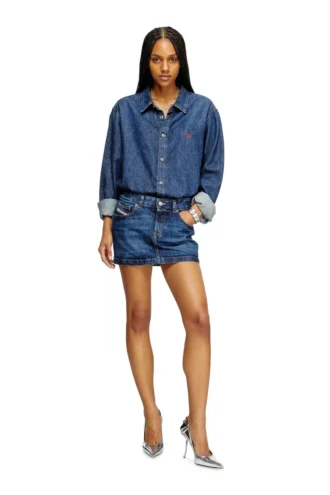 de-ron Denim mini etek