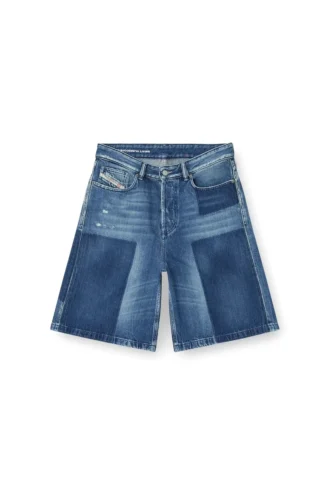 de-sire-short Kontrast efektli denim şort