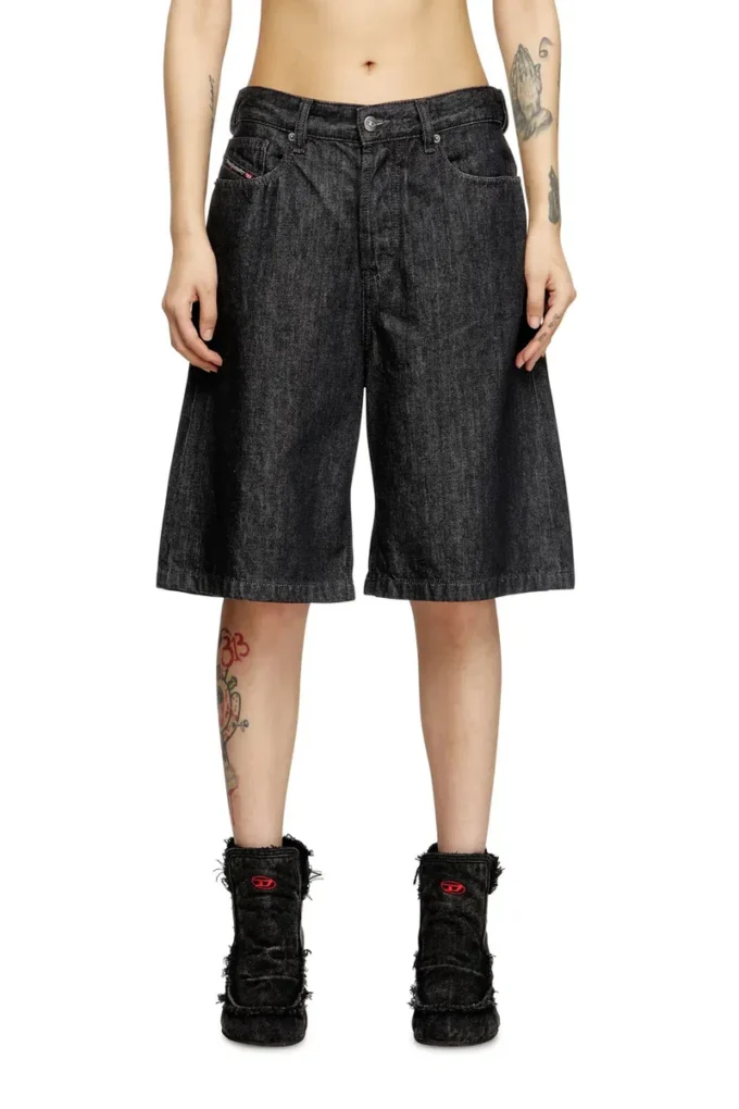 de-sire-short Yıkamalı denim şort