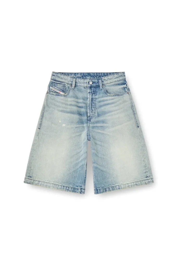 de-sire-short Yıpranmış efektli denim şort