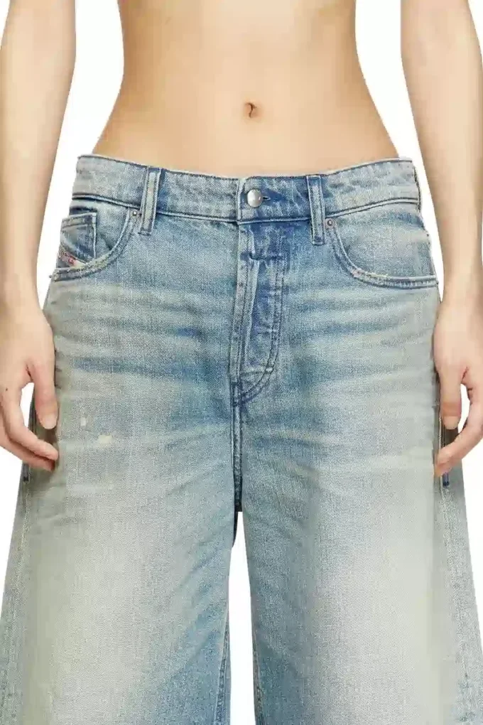 de-sire-short Yıpranmış efektli denim şort