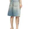 de-sire-short Yıpranmış efektli denim şort