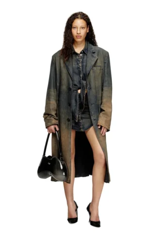 de-susan-s Akıcı denim elbise