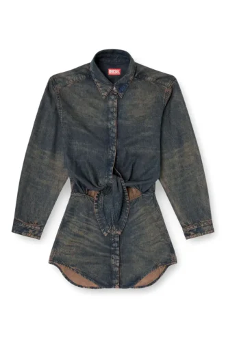 de-susan-s Akıcı denim elbise