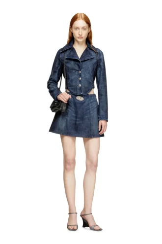 de-sweny-s1 Prens of Wales denim mini etek