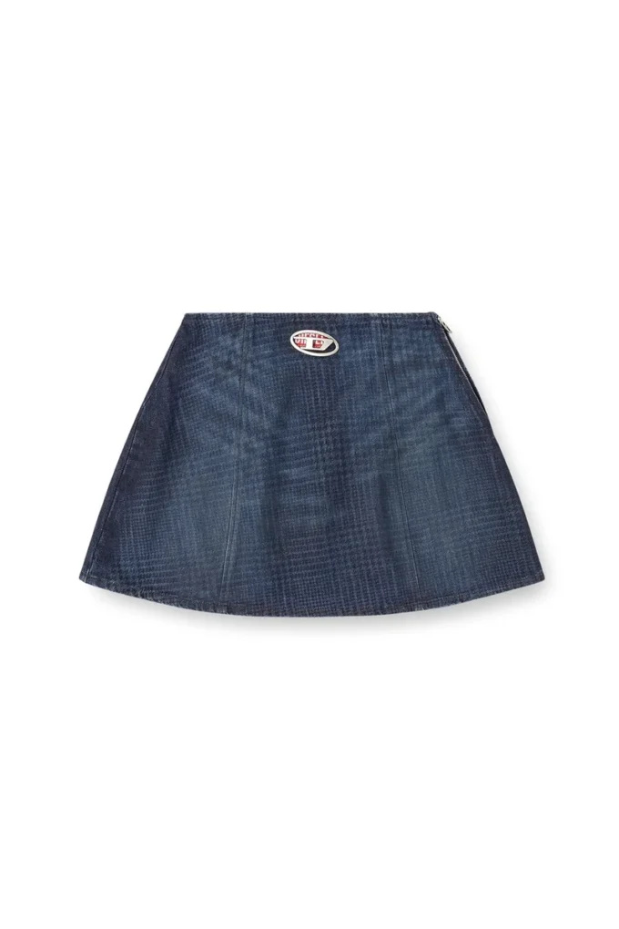 de-sweny-s1 Prens of Wales denim mini etek