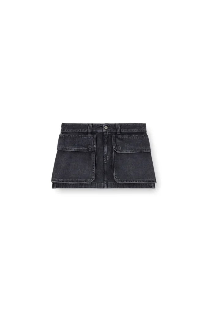 de-ton Batavia dokuma denim mini etek