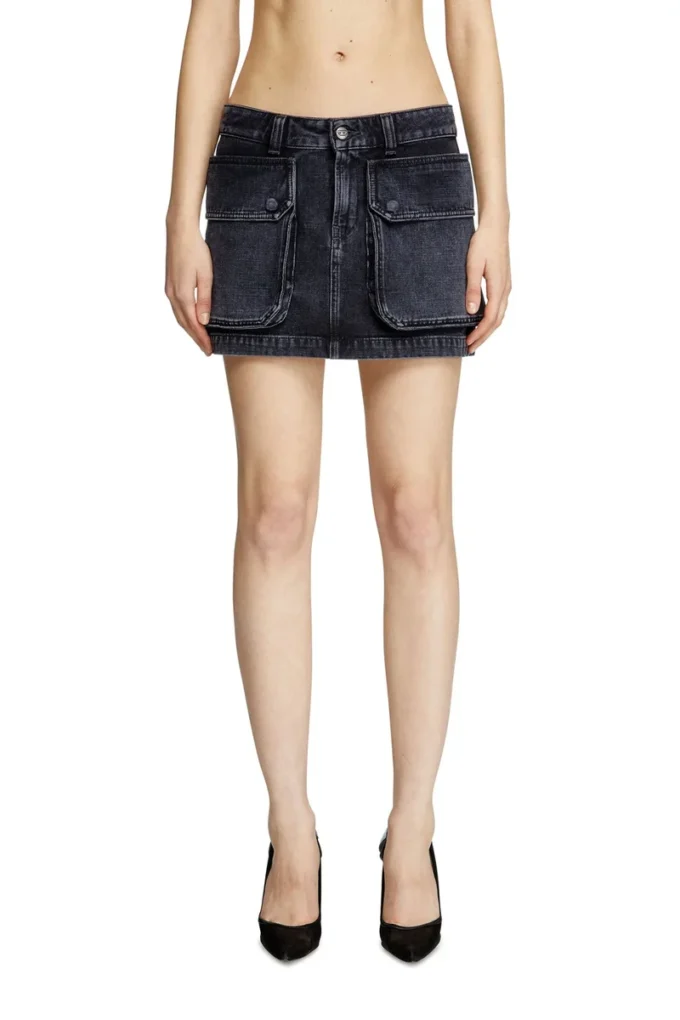 de-ton Batavia dokuma denim mini etek