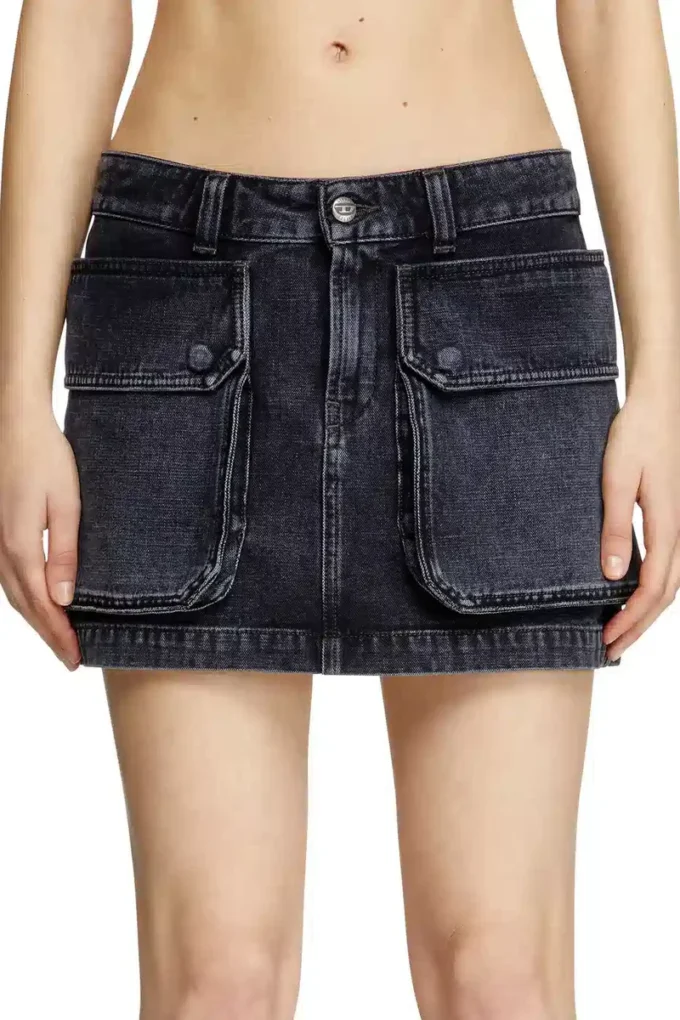 de-ton Batavia dokuma denim mini etek