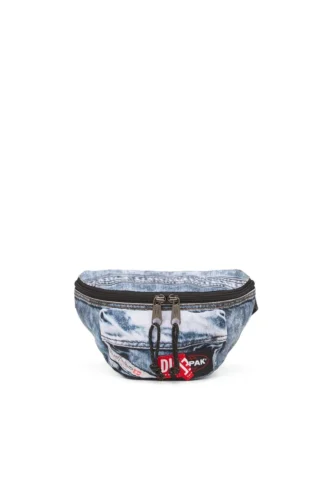 Diesel springer Trompe l’oeil denim bel çantası