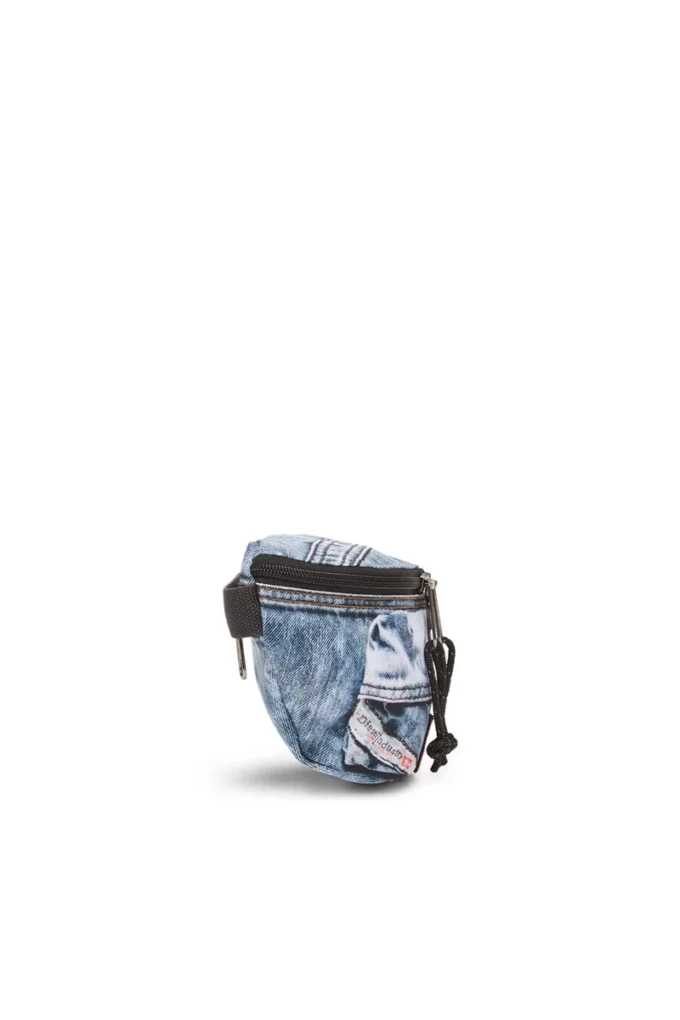 Diesel springer Trompe l’oeil denim bel çantası