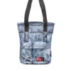 Diesel tote Trompe l’oeil denim tote çanta