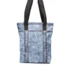 Diesel tote Trompe l’oeil denim tote çanta