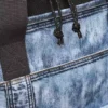 Diesel tote Trompe l’oeil denim tote çanta