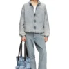 Diesel tote Trompe l’oeil denim tote çanta