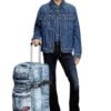 Diesel transit’r l Trompe l’oeil denim seyahat çantası