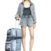 Diesel transit’r l Trompe l’oeil denim seyahat çantası