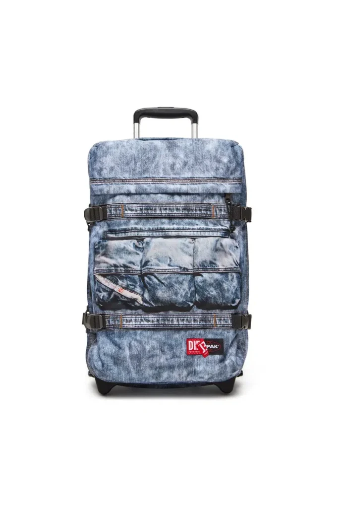 Diesel transit’r s Trompe l’oeil denim kabin çantası