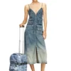 Diesel transit’r s Trompe l’oeil denim kabin çantası