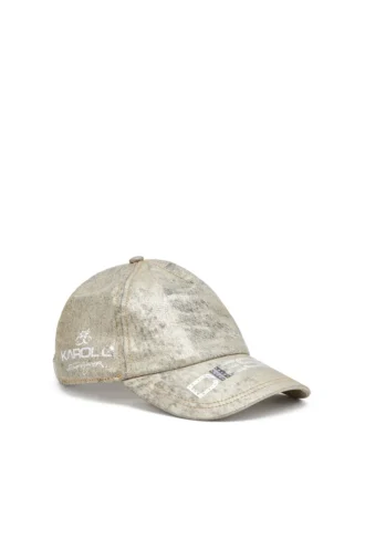dile_luna cap Metalik denim beyzbol şapkası