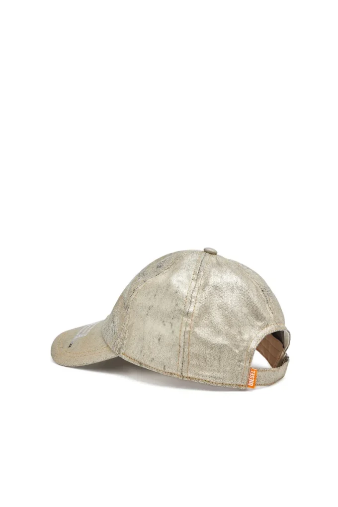dile_luna cap Metalik denim beyzbol şapkası