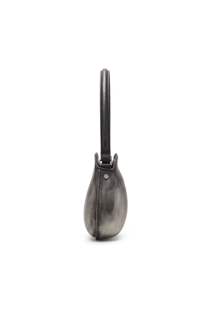 double-d omuz Fırçalanmış PU’dan üretilmiş Double-D-Rigid omuz çantası