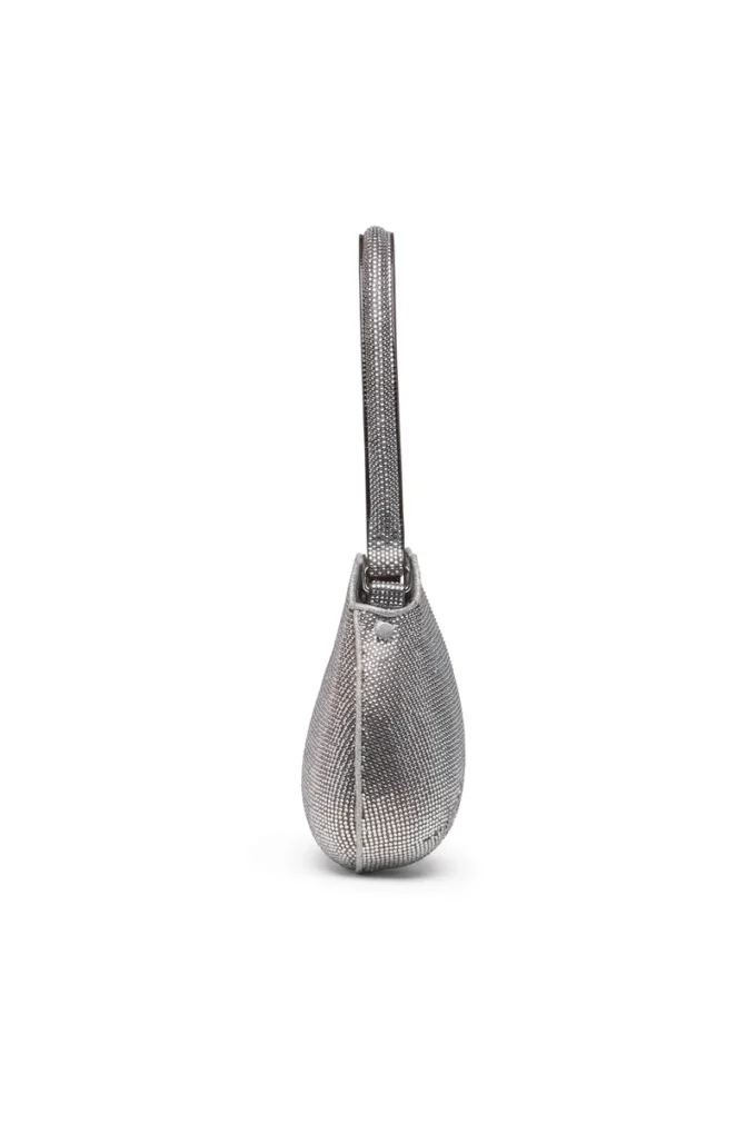 double-d omuz Tamamen kristallerle süslenmiş Double-D-Shoulder çanta