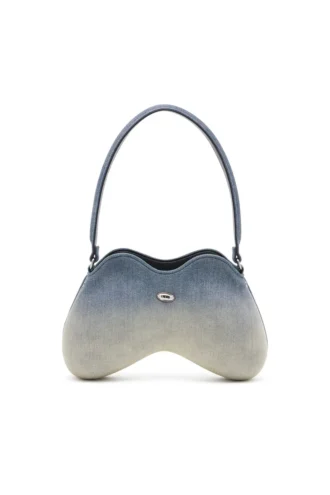double-d shoulder Solarized denim çift D omuz çantası