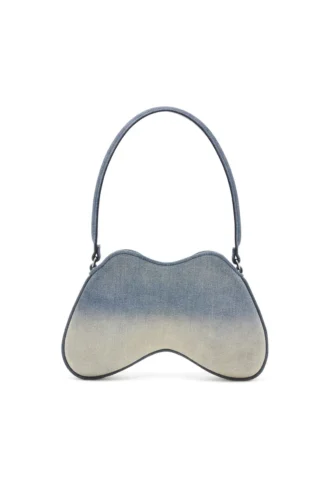 double-d shoulder Solarized denim çift D omuz çantası