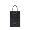 dsl 3d shopper m x Kabartmalı logolu Dsl 3D M-PU tote çanta