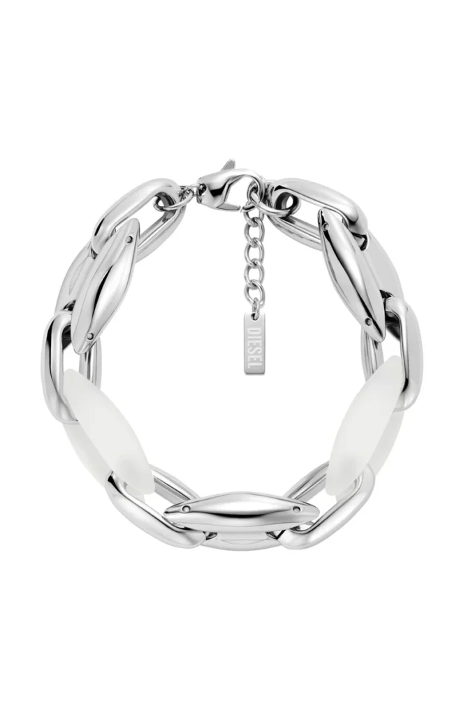 dx1617040 Paslanmaz Çelik ve Silikon Metamorph Zincir Bileklik